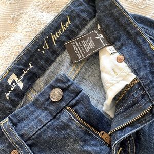 Great condition!  7 of all Mankind bootcut jeans!